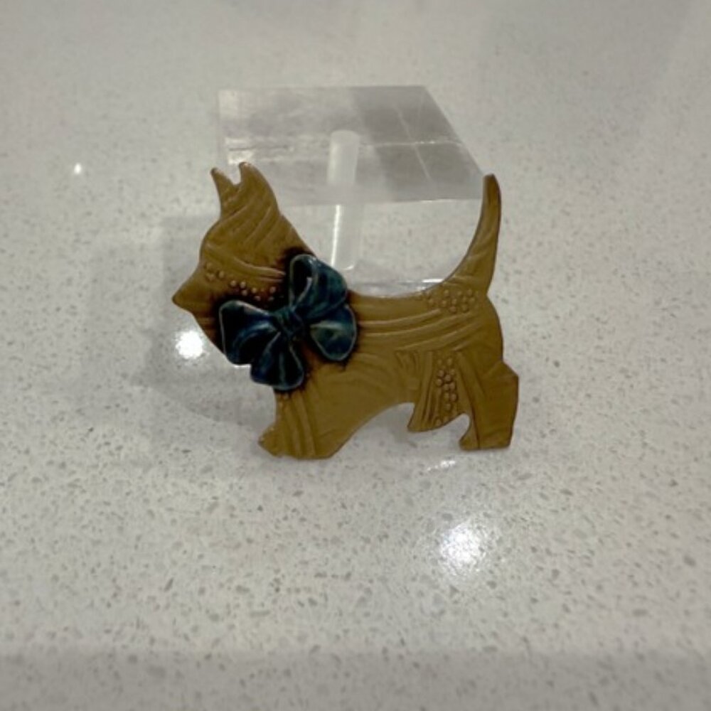 Scottie Dog Brooch